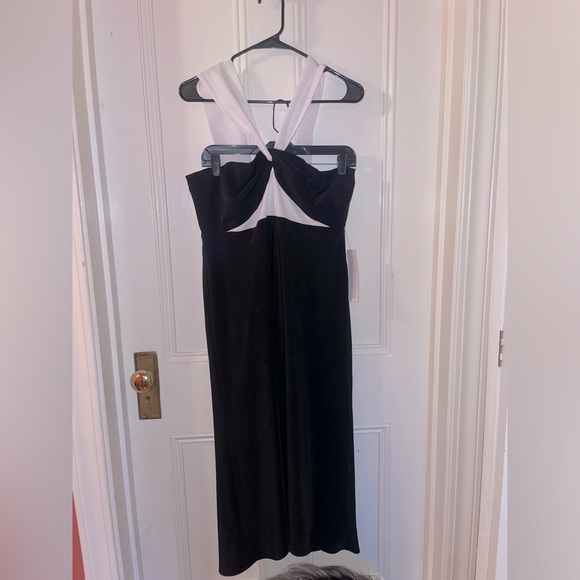 NWT Topshop cocktail dress in black and white! - Picture 3 of 8